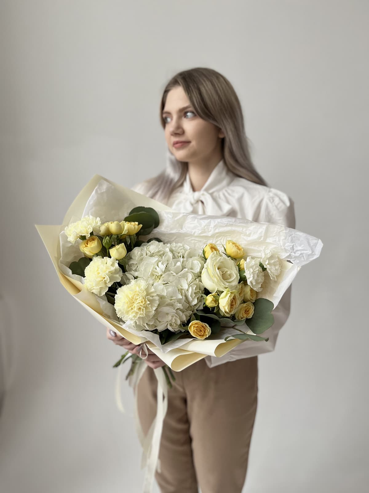 Букет "Лимонный сорбет" Жукова