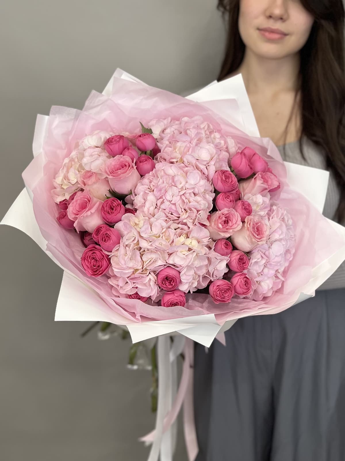 Дизайнерский букет "Пурпурный" L