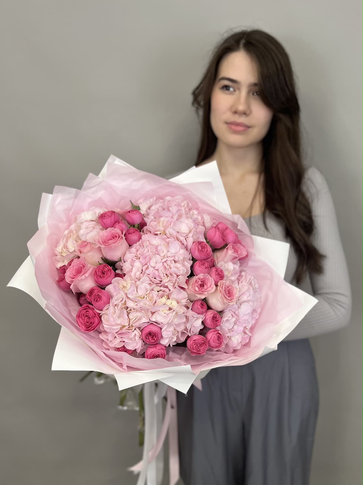 Дизайнерский букет "Пурпурный" L