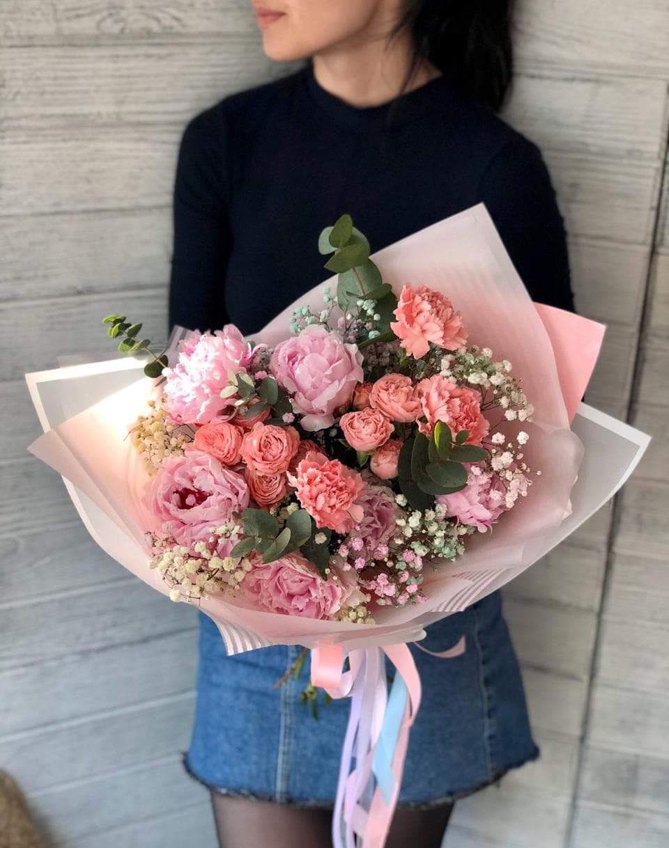 Дизайнерский букет "Мелодия любви"