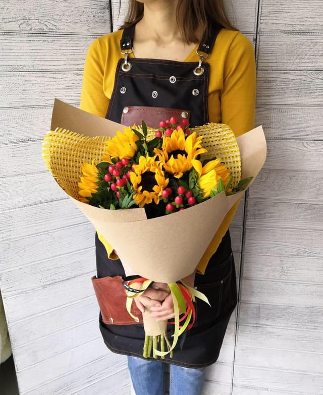 Букет "Оранжевый поцелуй" Букет "Оранжевый поцелуй"