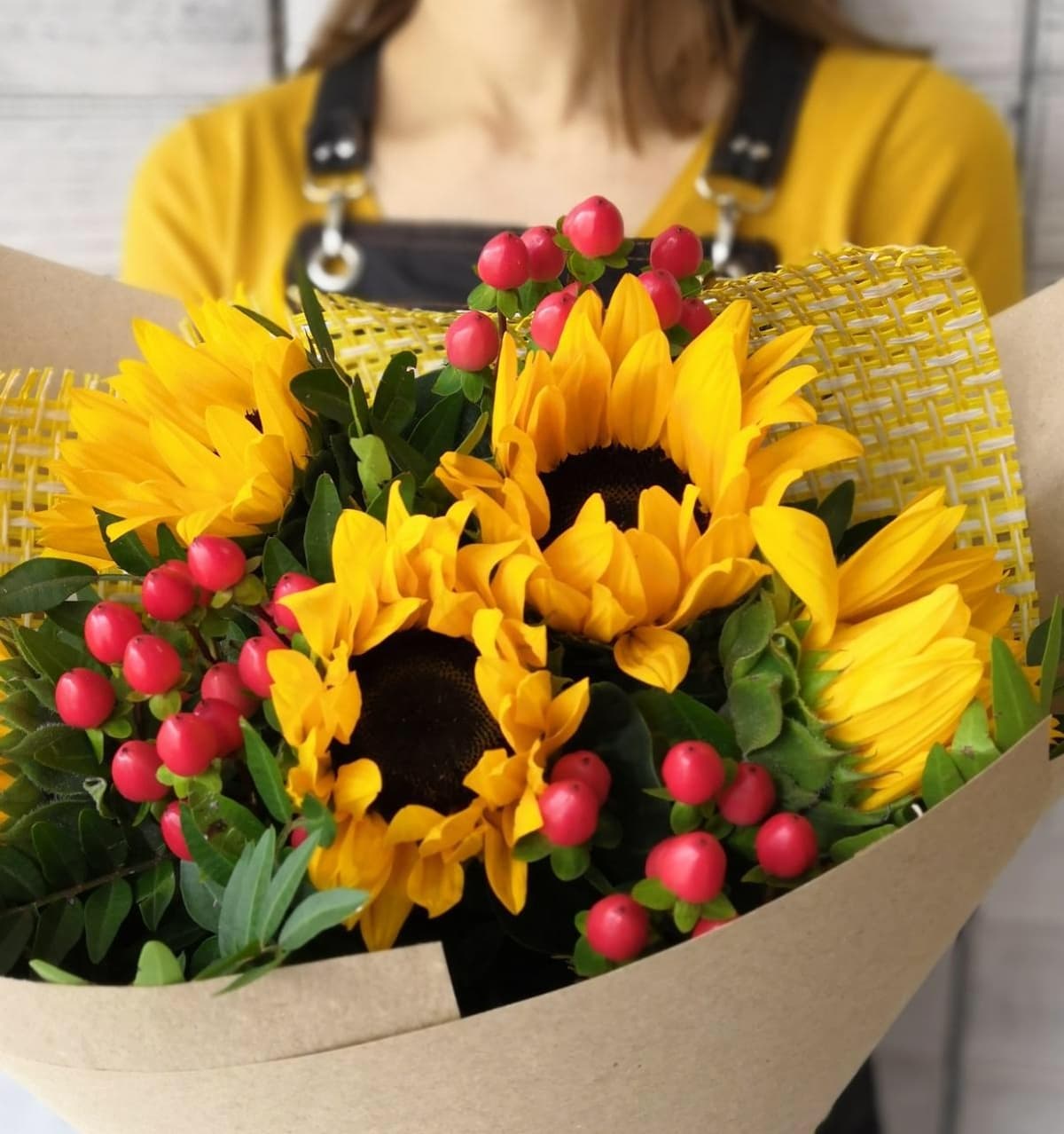 Букет "Оранжевый поцелуй"