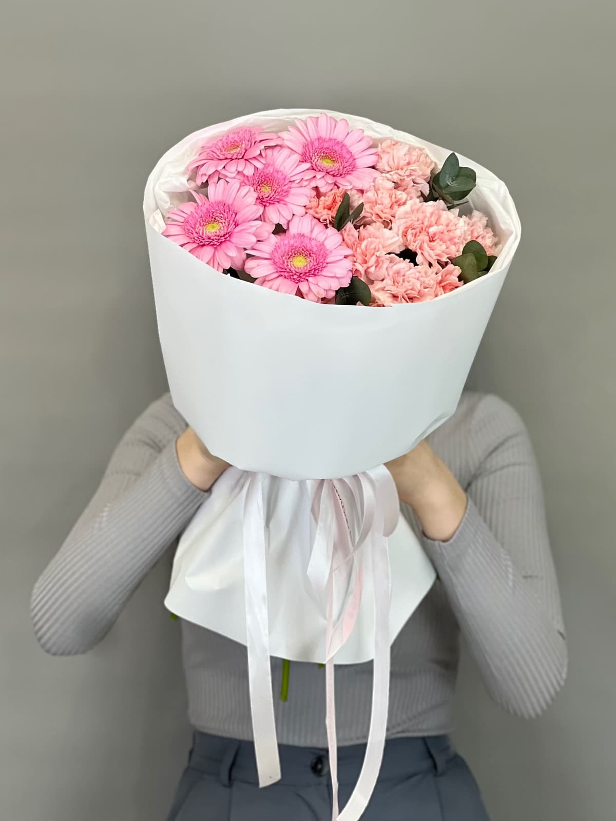 Букет "Розовая любовь"