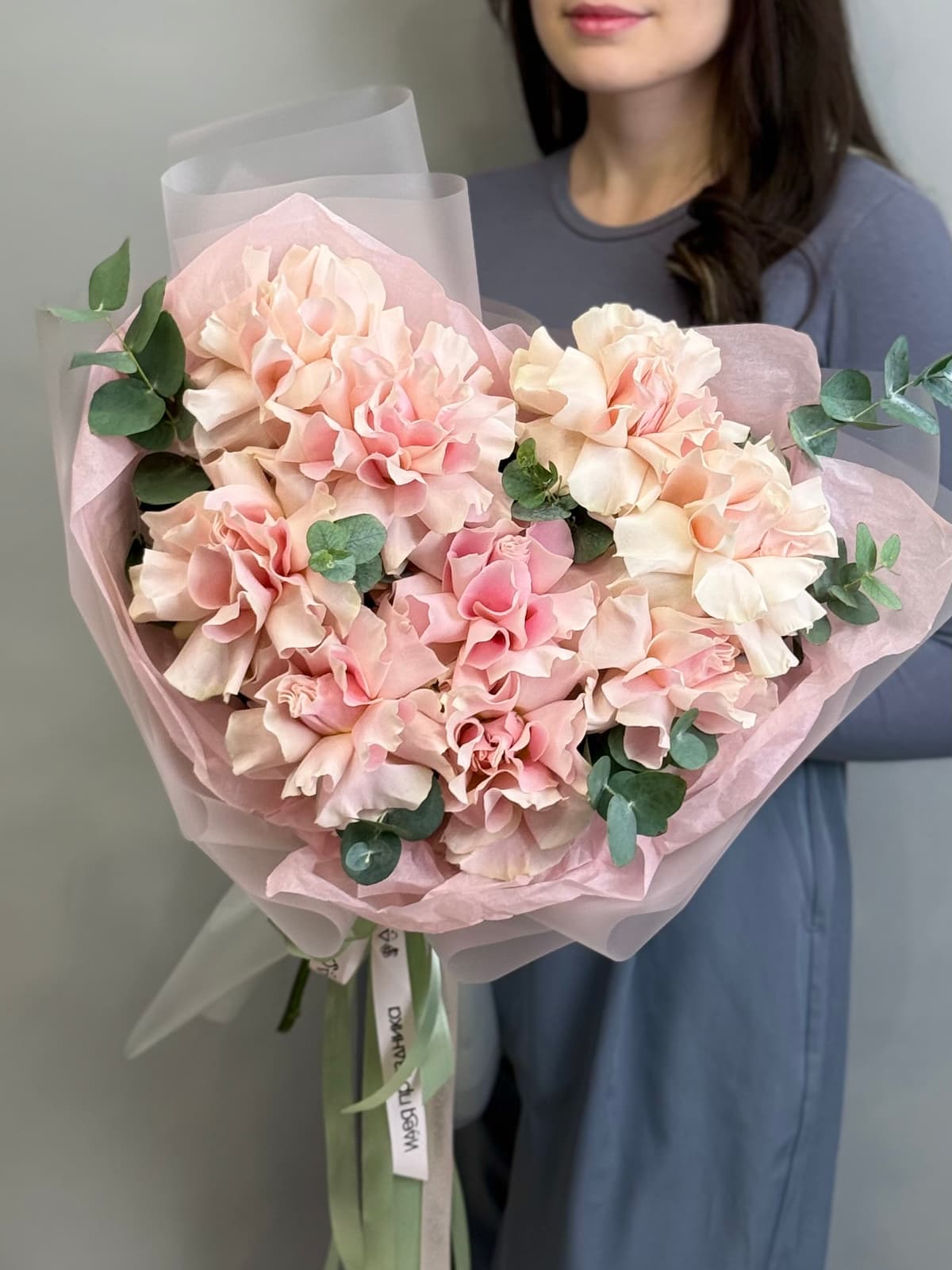 Букет "Розовый пирог" (9)