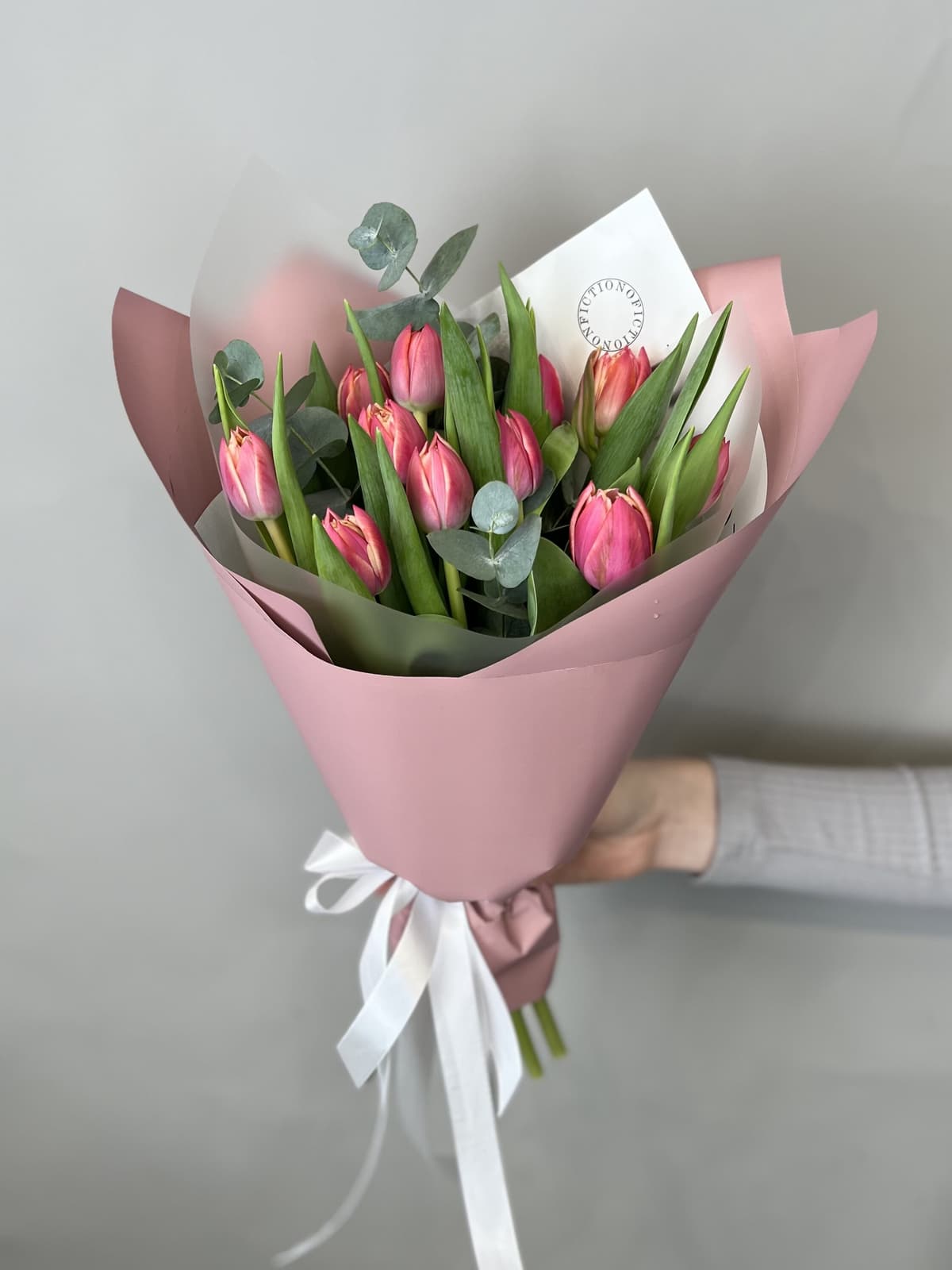 Букет пионовидных тюльпанов "Columbus" S