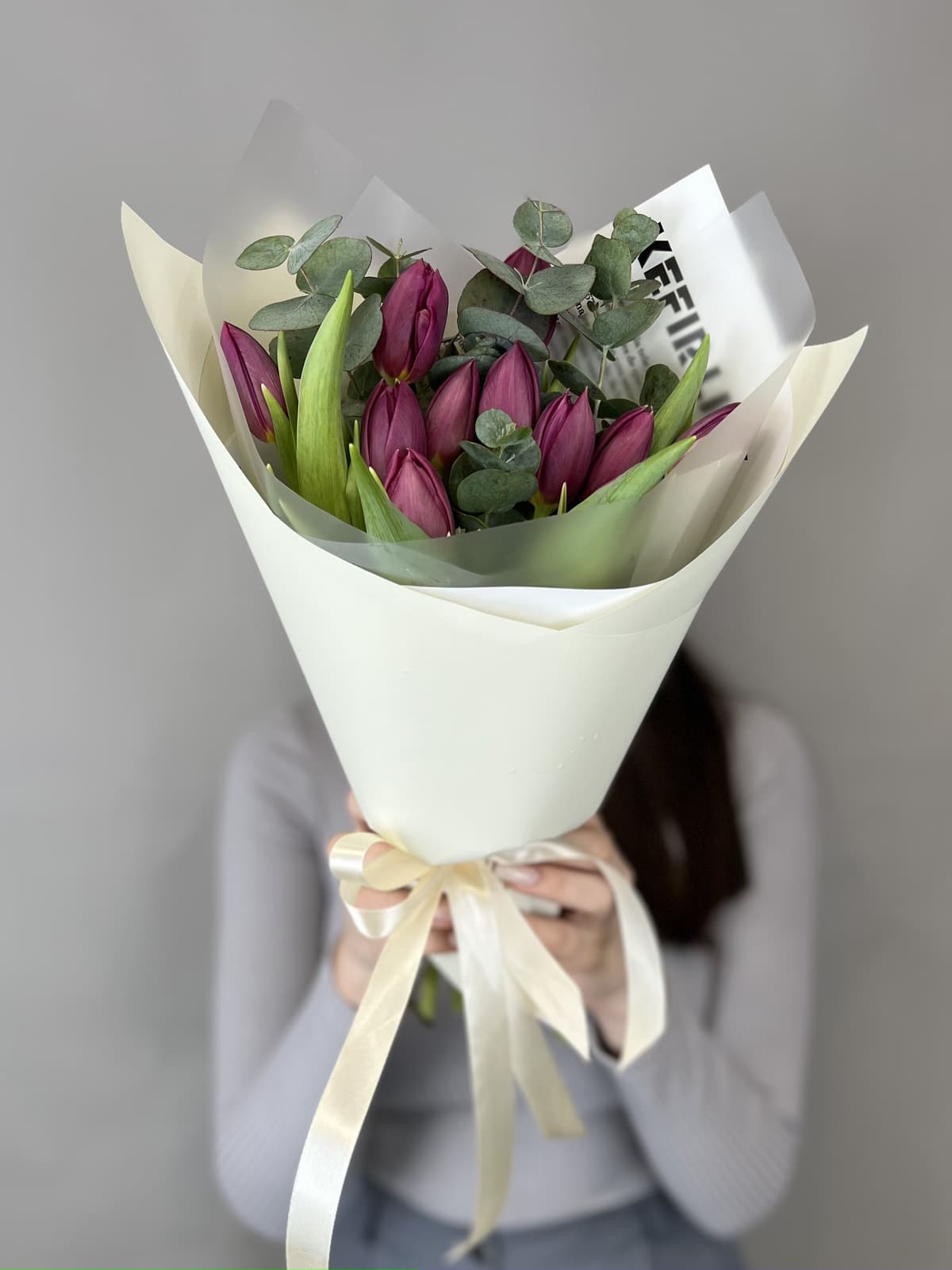 Букет пионовидных тюльпанов «Дубль Принцесс» (11)