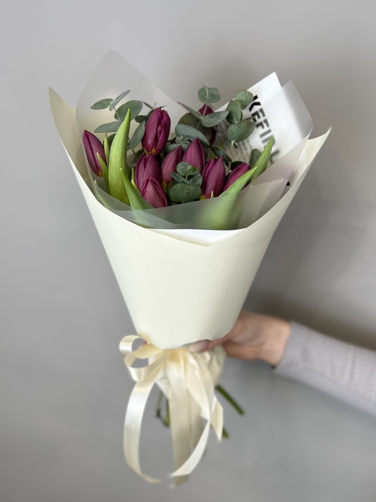 Букет пионовидных тюльпанов «Дубль Принцесс» (11)