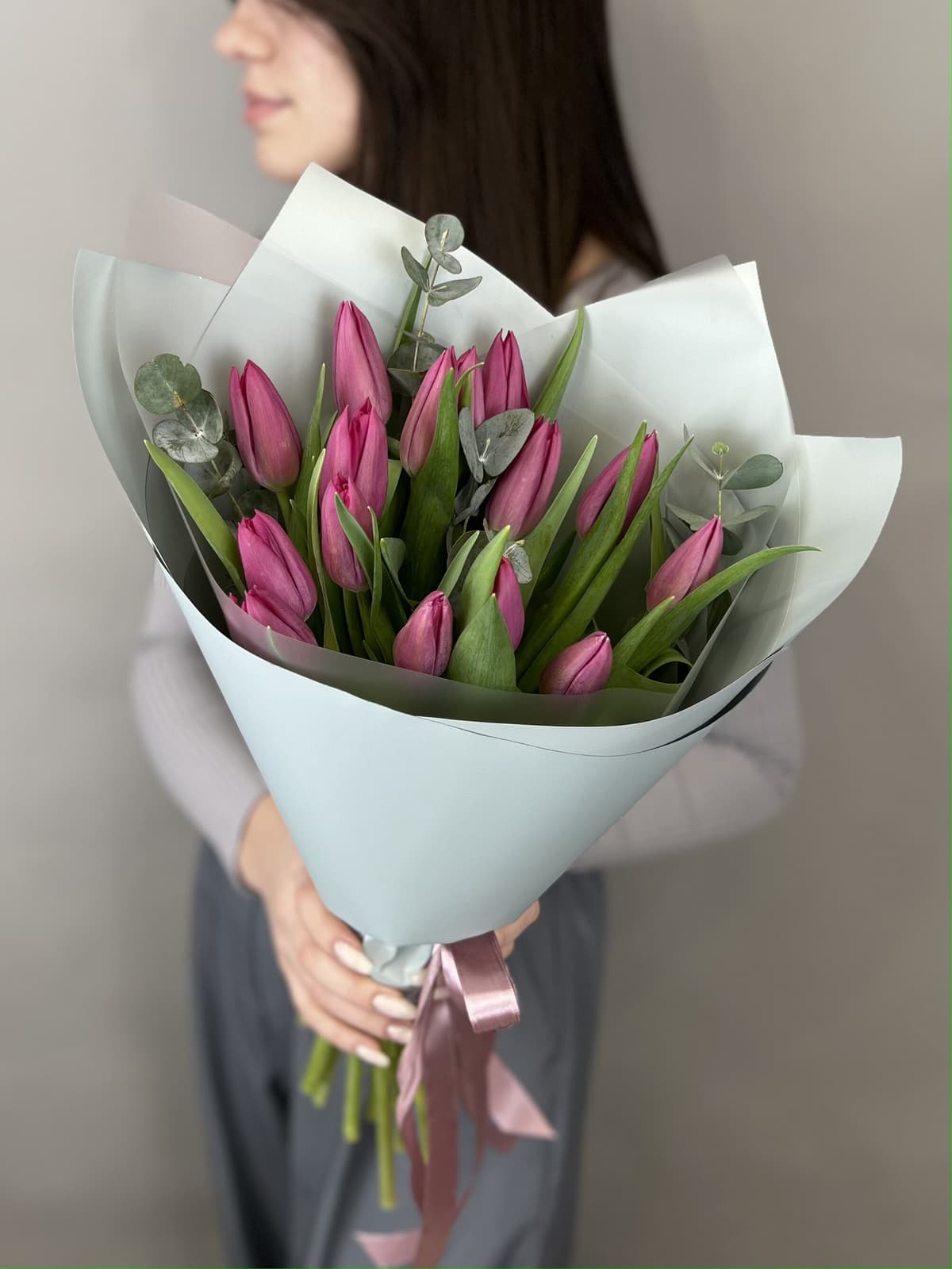 Букет "Привет весна" purple Жукова