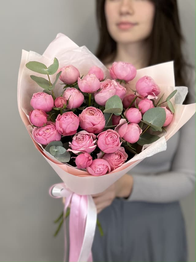 Красивый букет "Пудра" S Красивый букет "Пудра" S