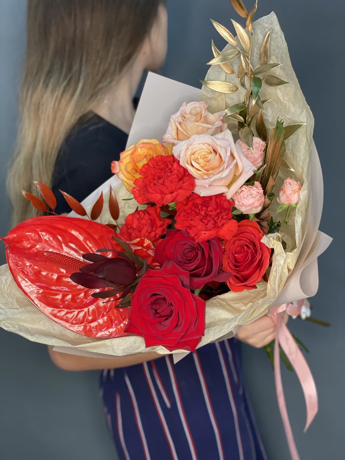 Букет "Red corals" S