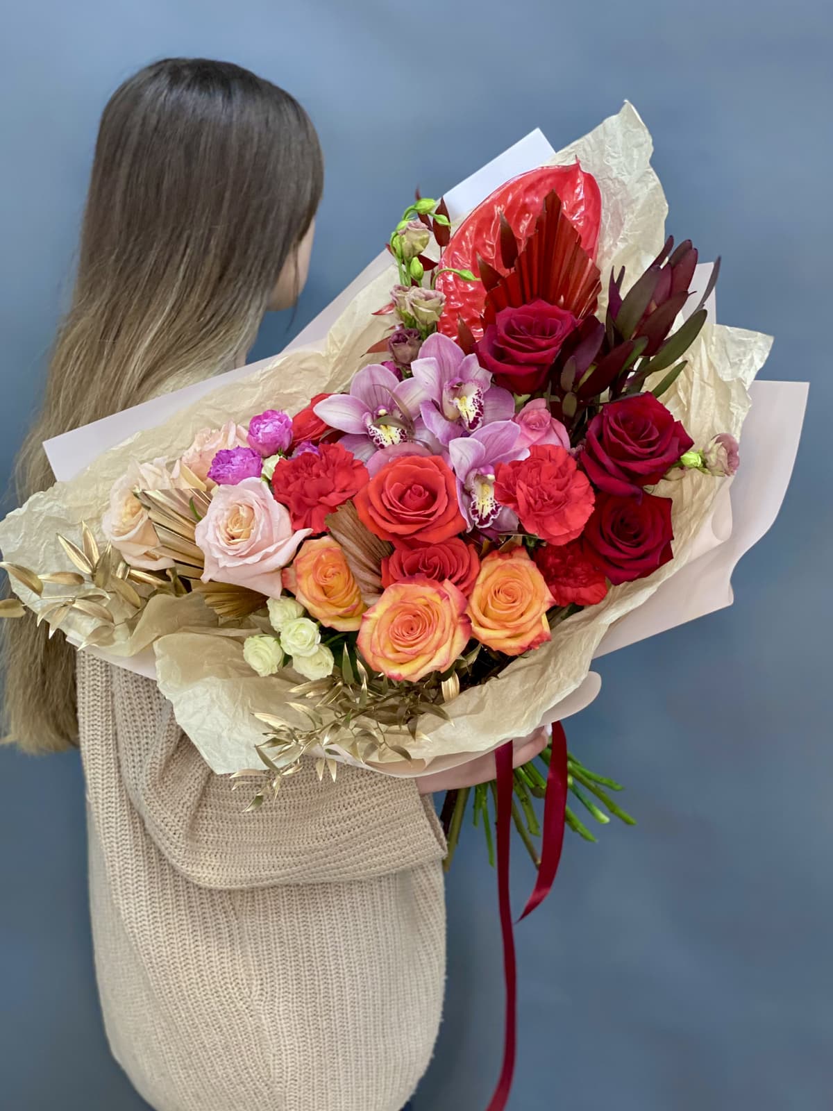 Букет "Red corals" XL