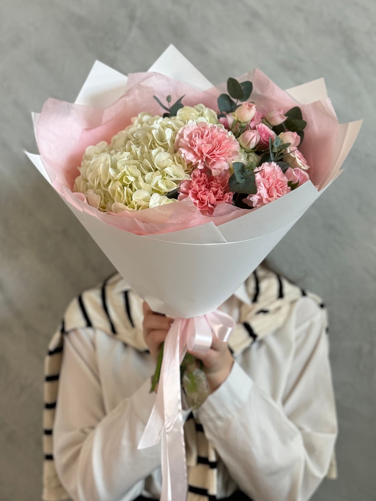 Нежный букет "Сияние" розовый