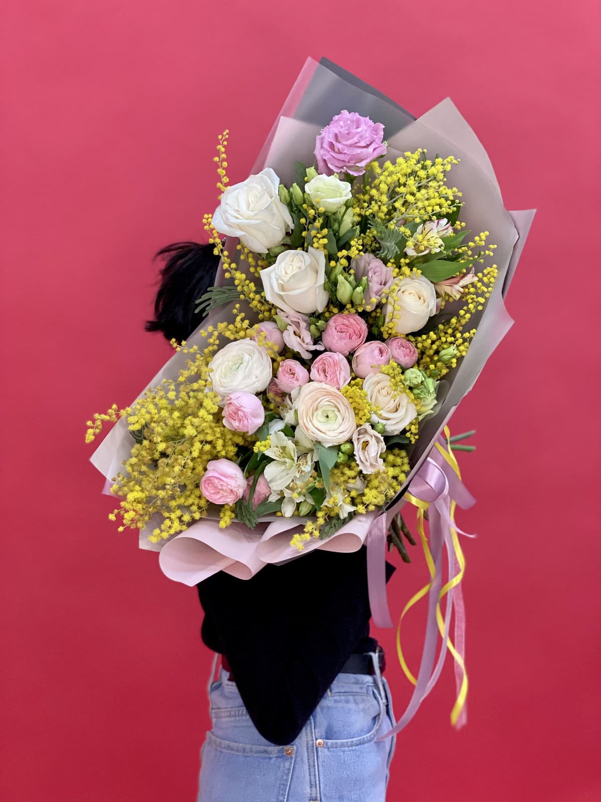 Букет «Sunny mimosa»