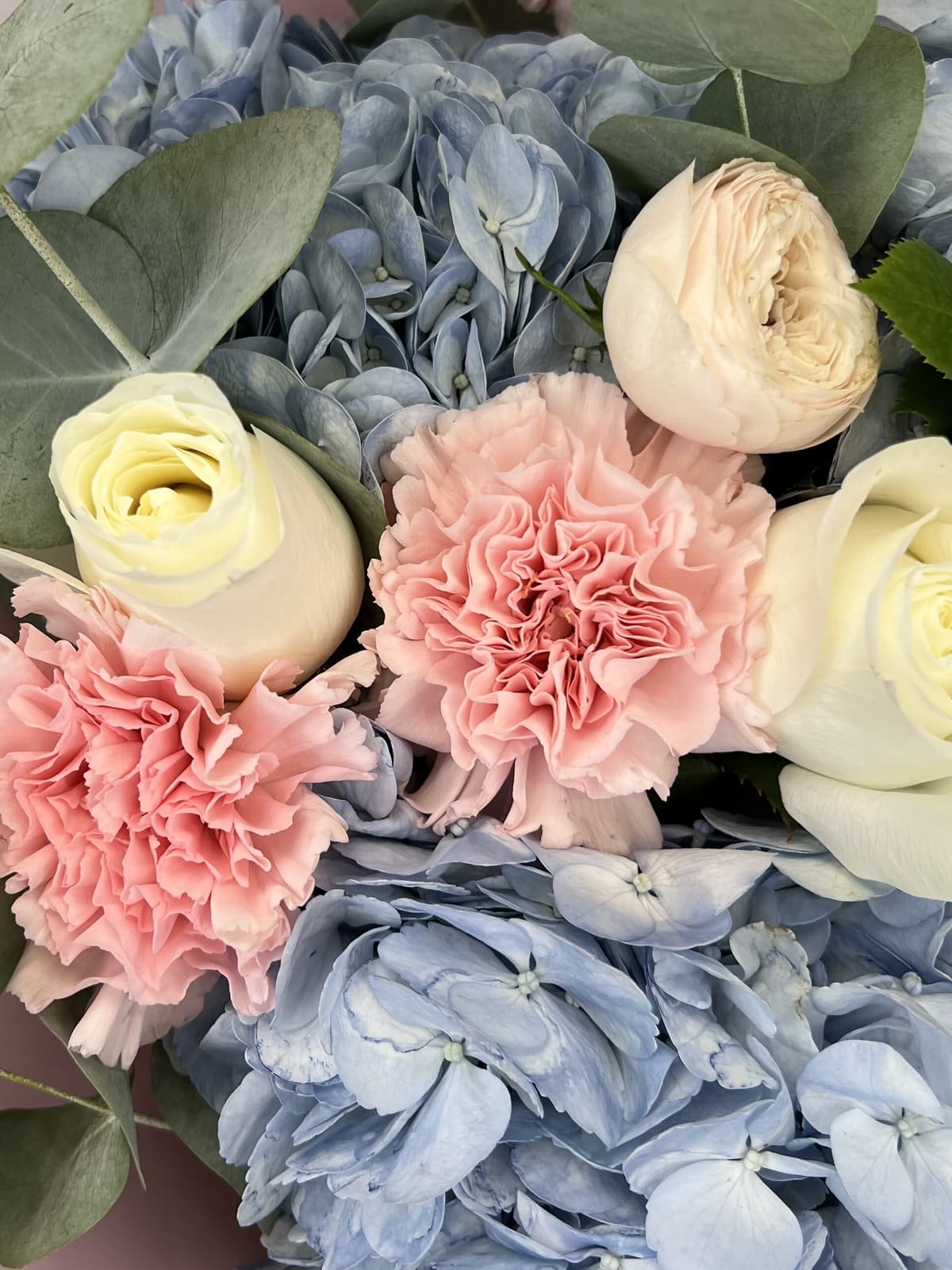 Цветочный букет "Туман" M