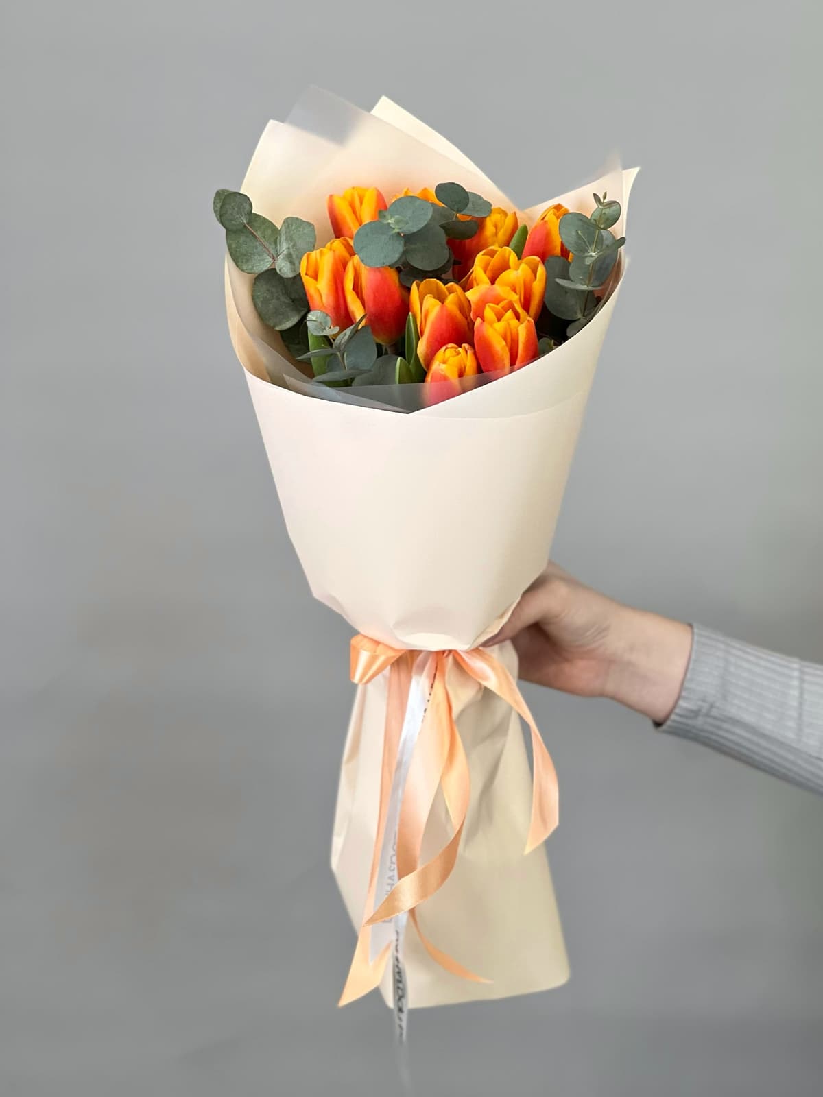 Оригинальный букет тюльпанов "Nemo" S