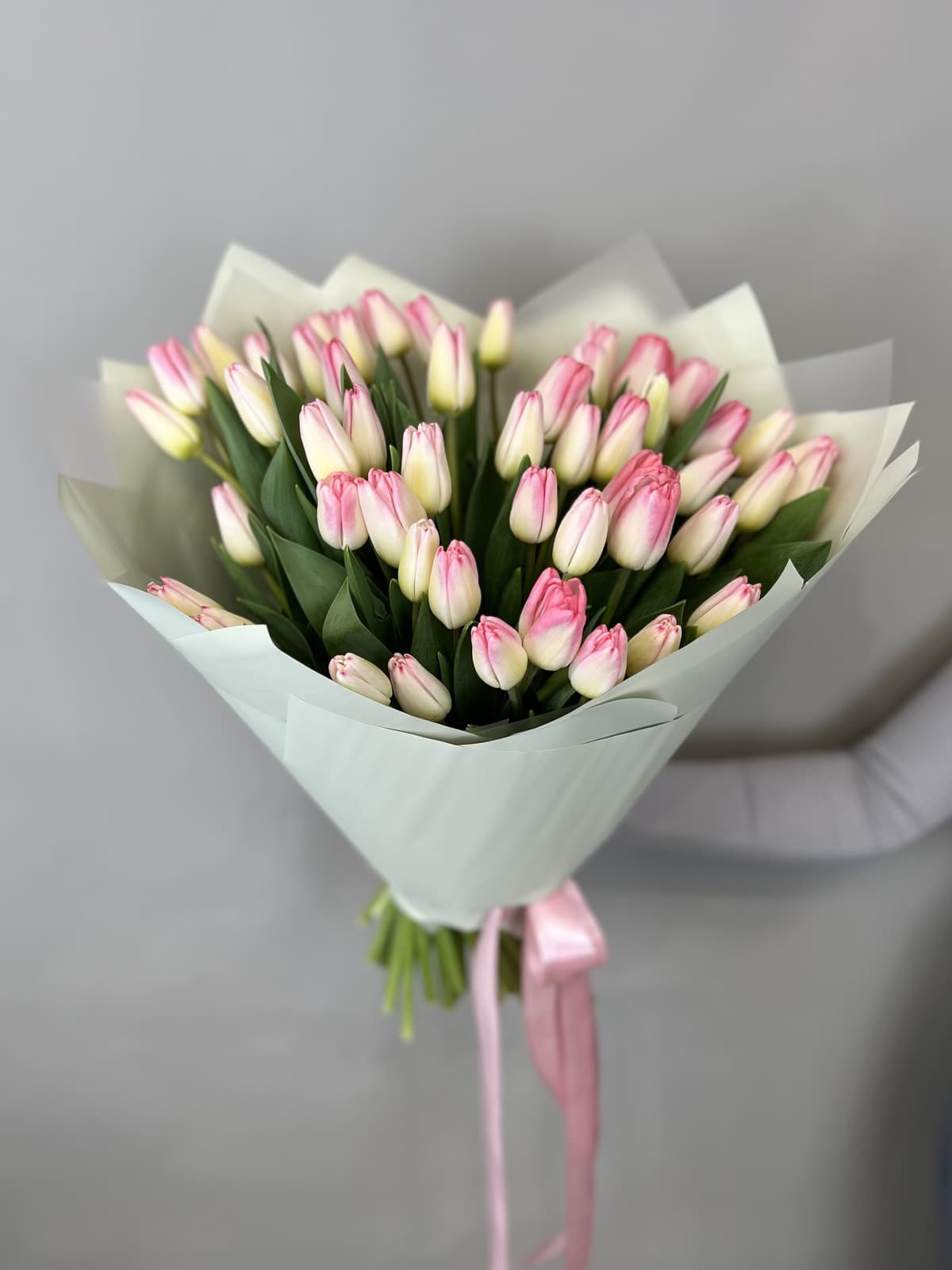 Букет тюльпанов "Pink" L