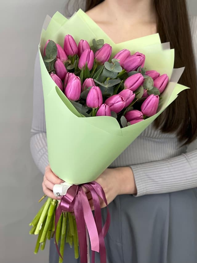 Букет тюльпанов "Lilu" L Букет тюльпанов "Lilu" L