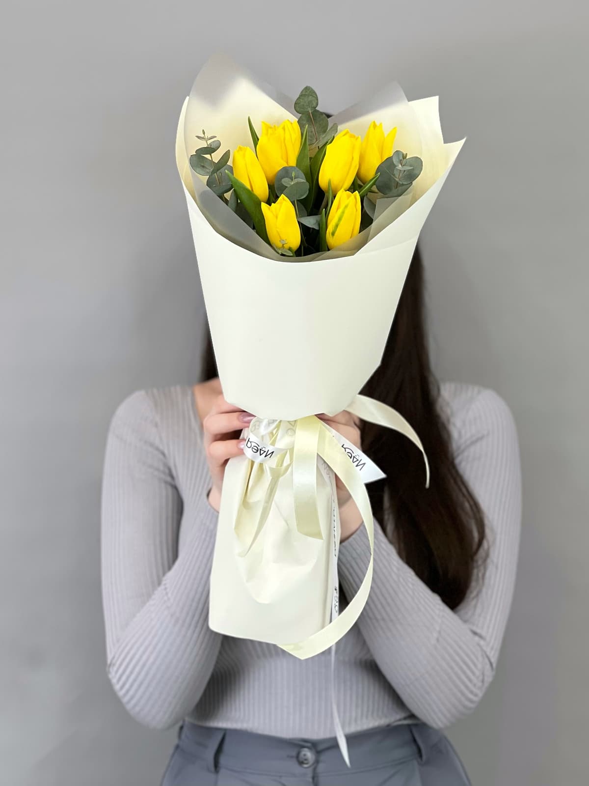 Прекрасный букет тюльпанов "Sunny" XXS