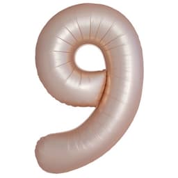 Цифры 100 см латте матовый Slim сатин 9