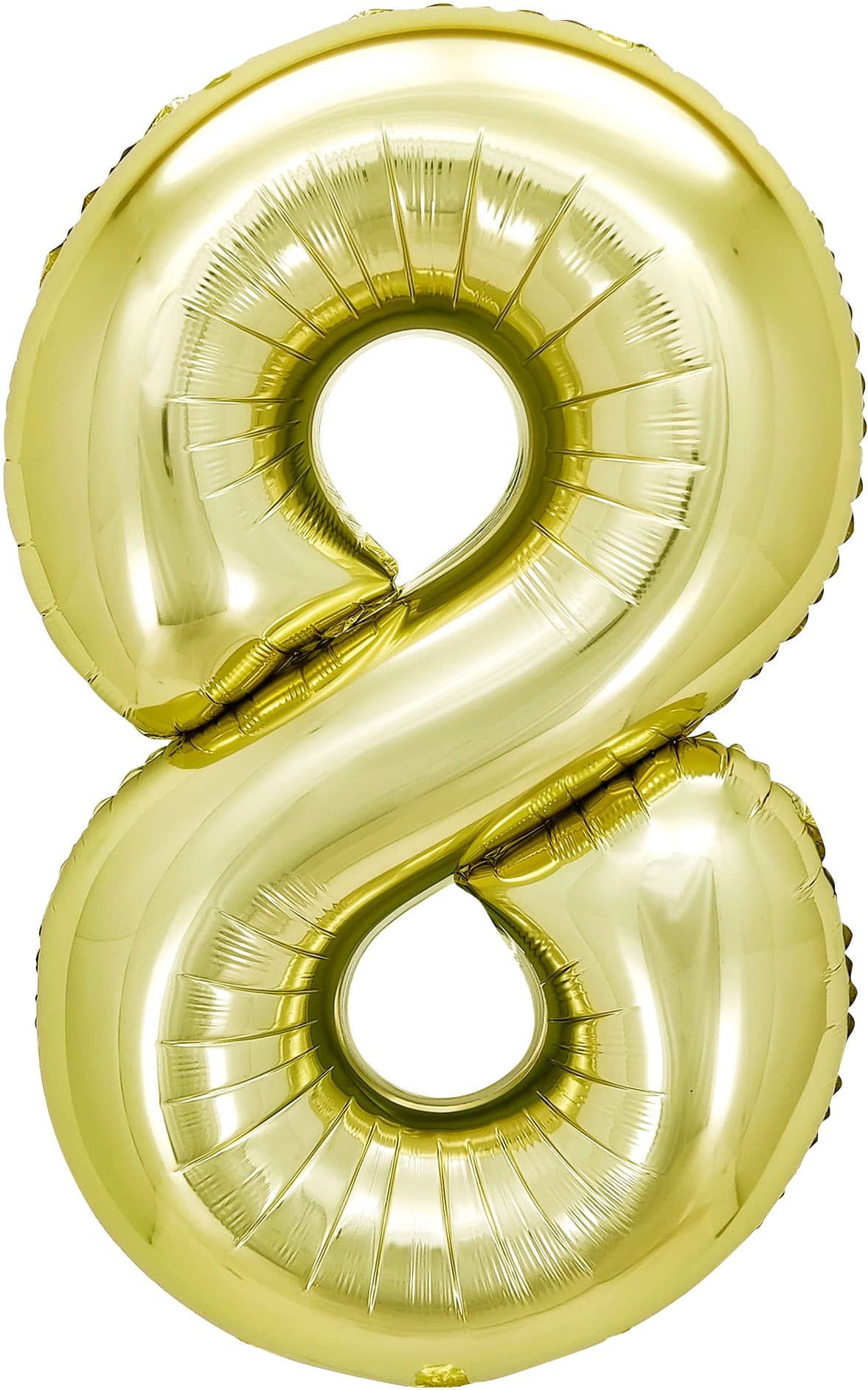 Цифры 100 см светлое золото 8