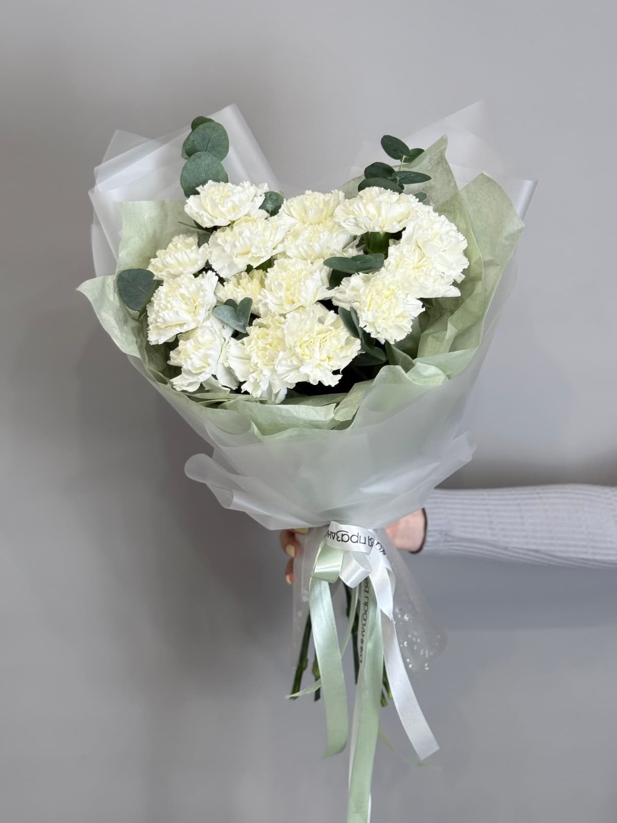 Цветочный букет "Встреча с тобой" белый M