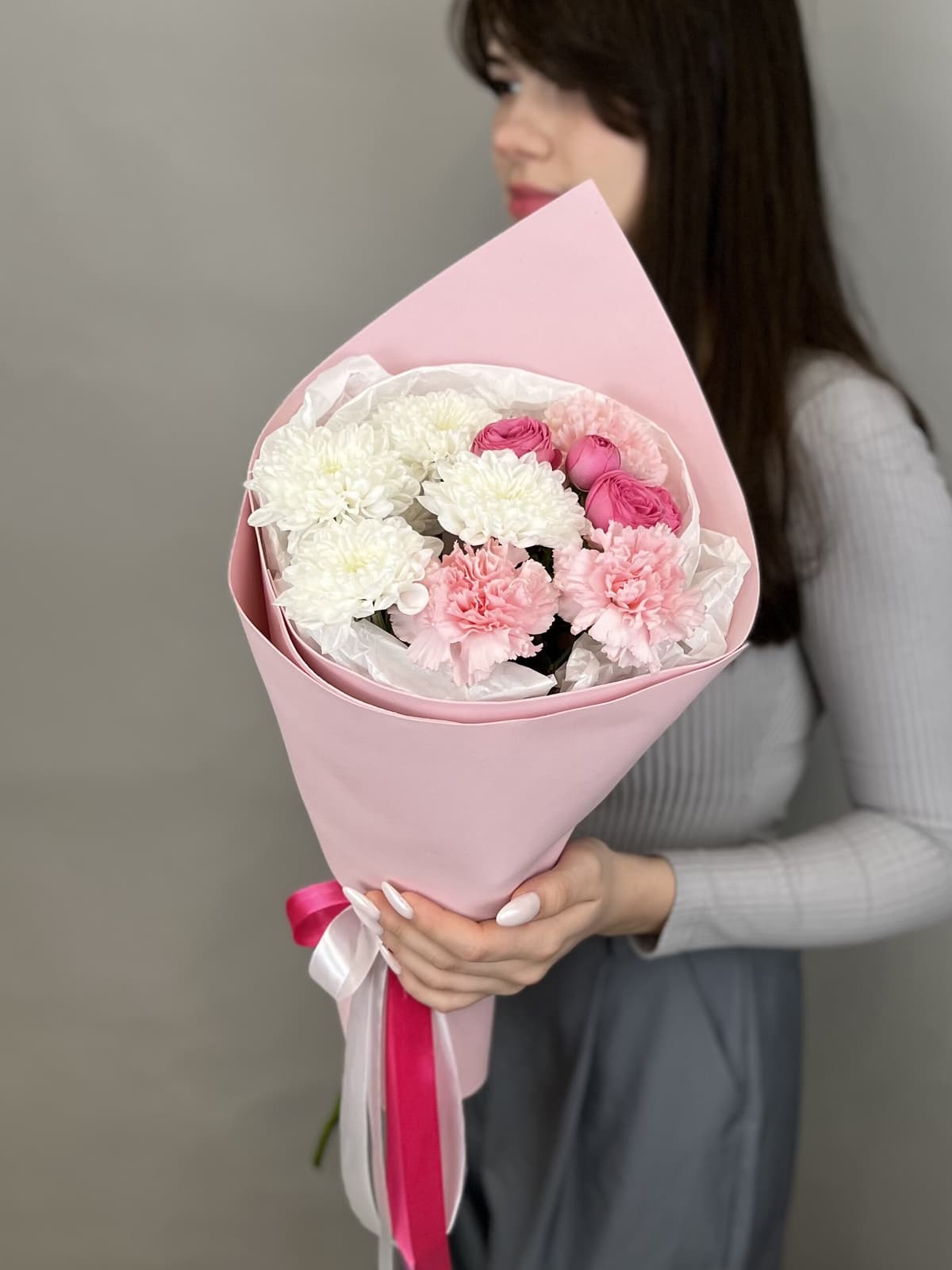 Дизайнерский букет "Малина"