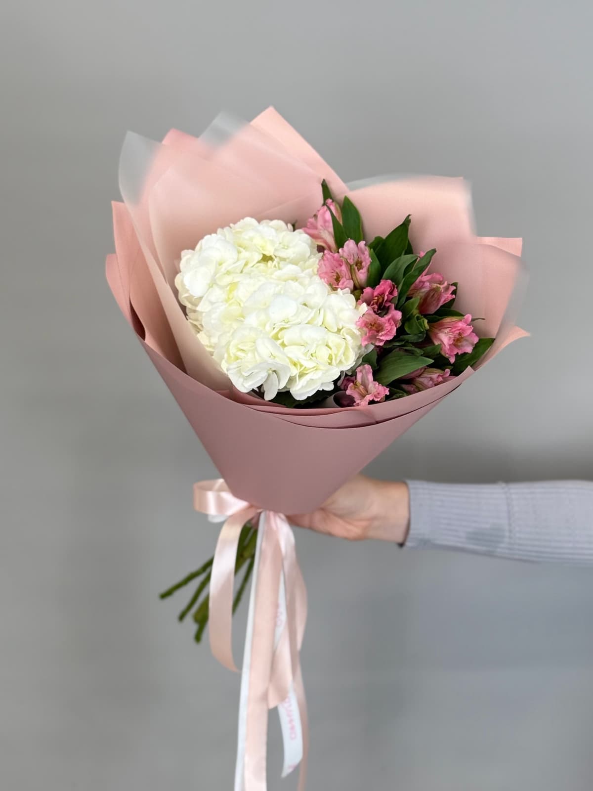 Дуо букет "Легкость" белый