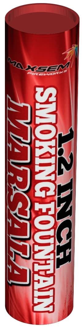 Дым вишневый 1,5" 60сек h-170мм (Дон Балон)