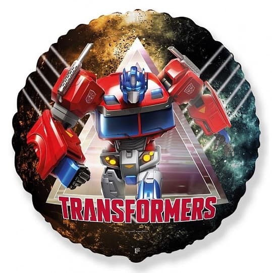 Ф 18"/ 45 см Круг,Трансформеры,Оптимус Прайм/FM/