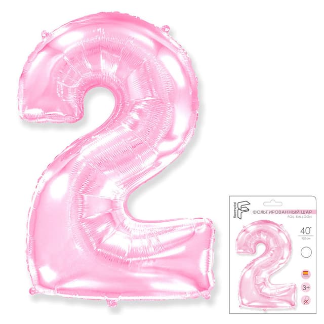 Ф ЦИФРА 2 40" Pink Ф ЦИФРА 2 40" Pink
