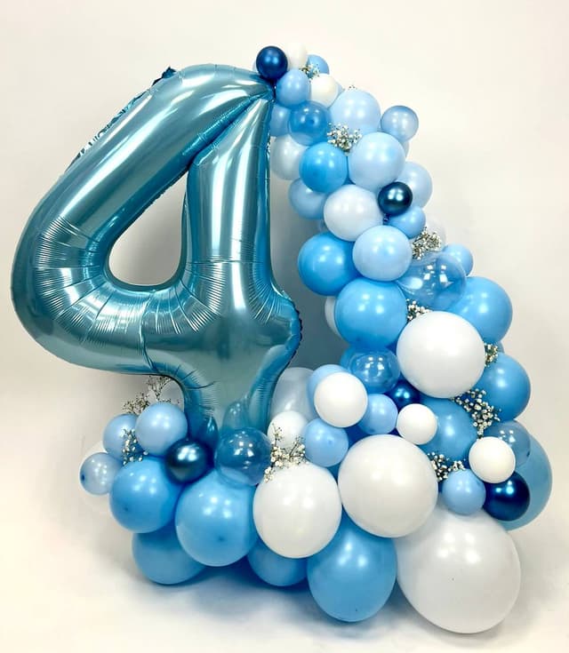 Фигура из шаров с воздухом «Цифра небесно голубая» Фигура из шаров с воздухом «Цифра небесно голубая»