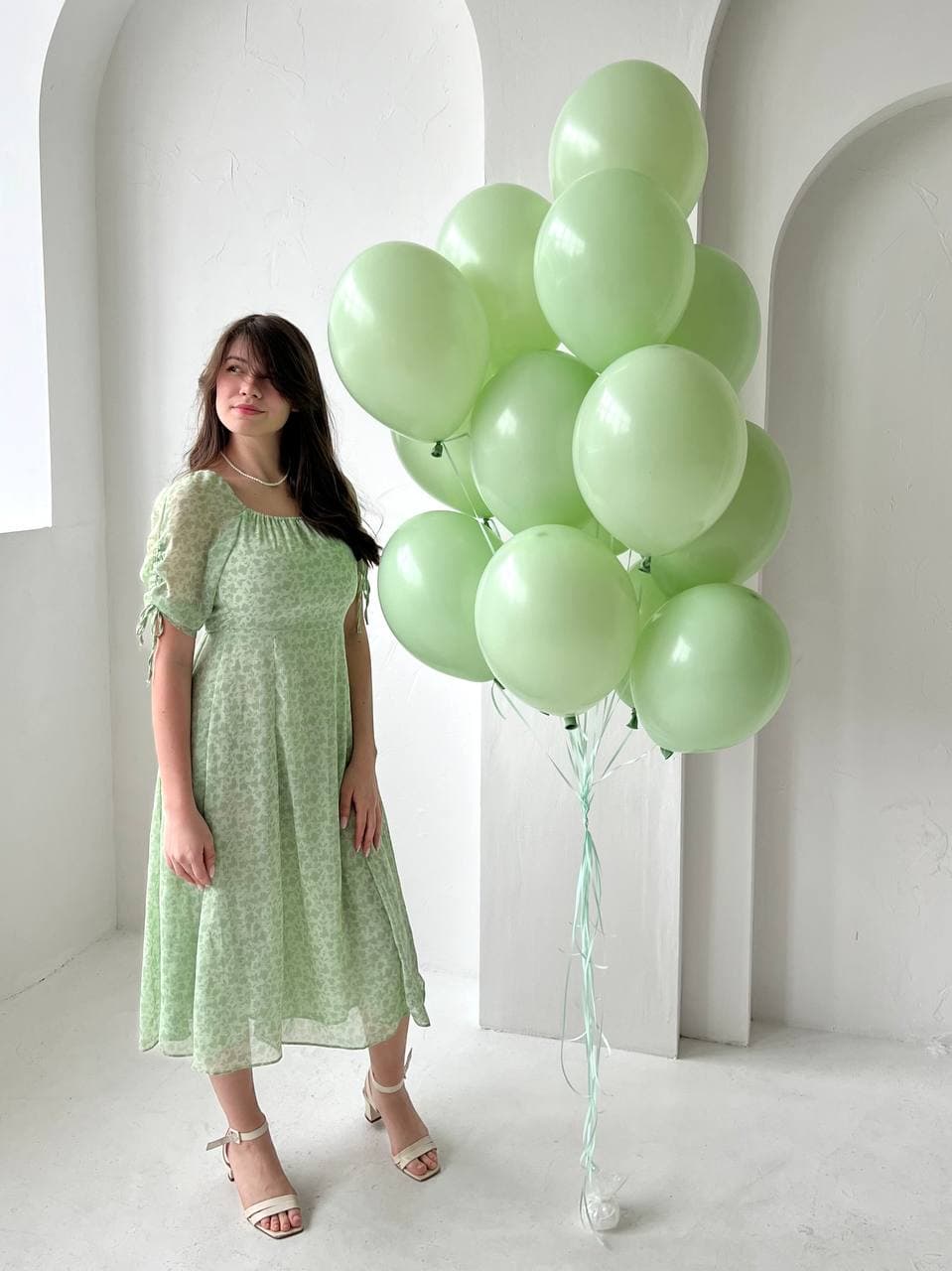 Фонтан из шаров «Киви Грин»