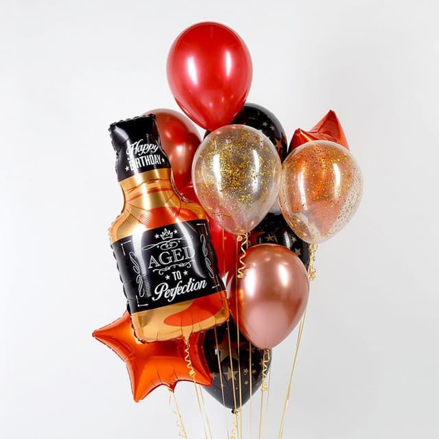 Фонтан из шаров "Коньяк" Фонтан из шаров "Коньяк"