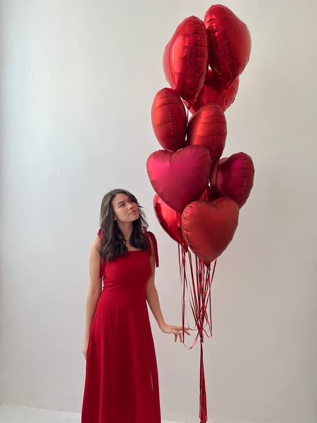 Фонтан из шаров «Love, love, love» Фонтан из шаров «Love, love, love»