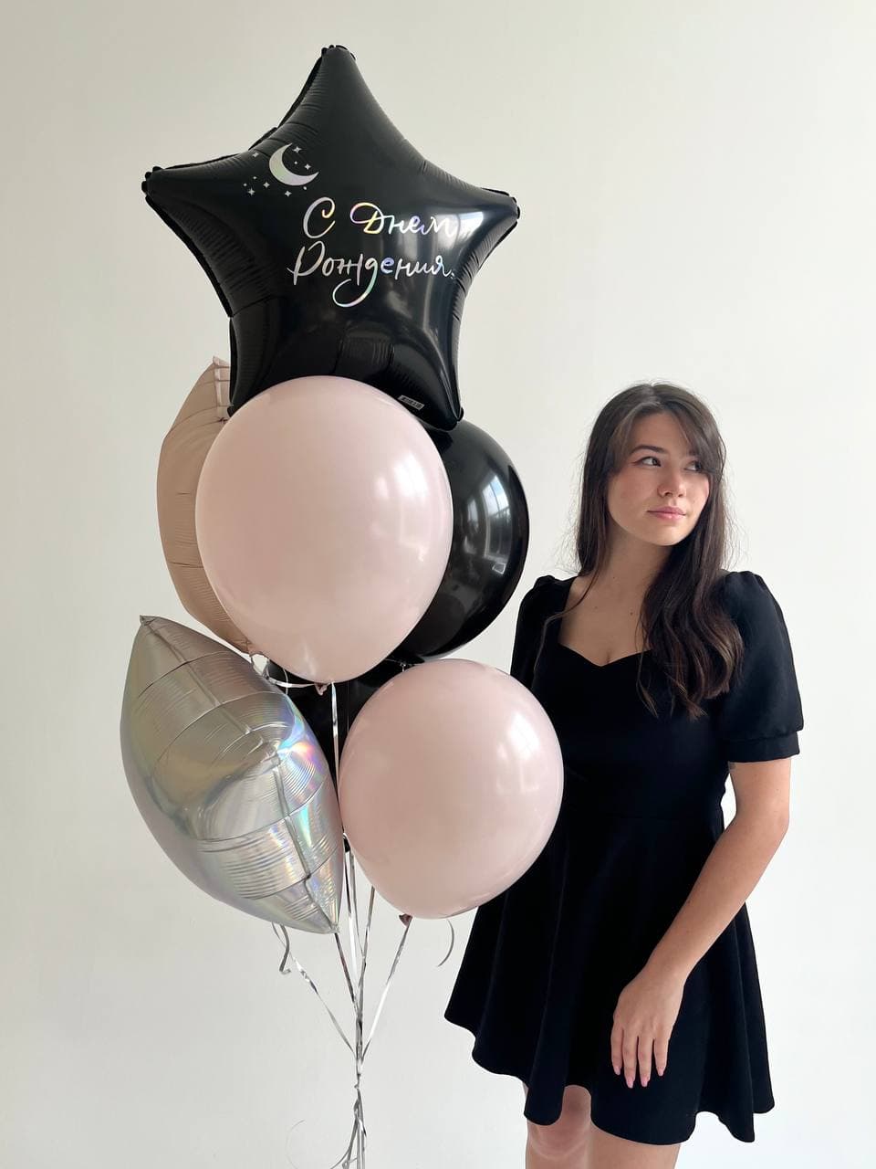 Фонтан из шаров «Лунная кошка»