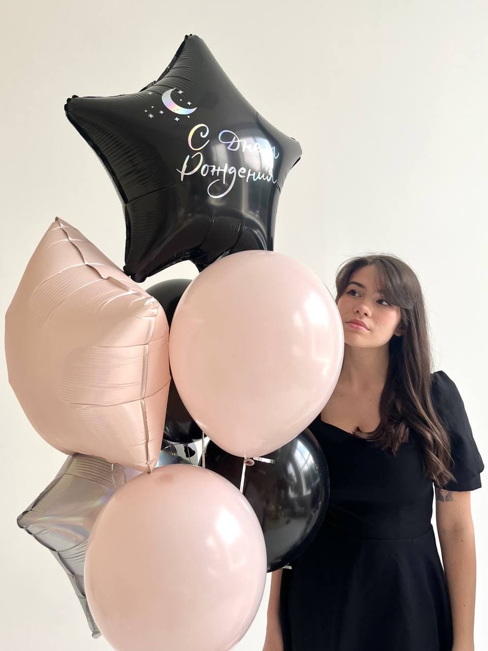 Фонтан из шаров «Лунная кошка»