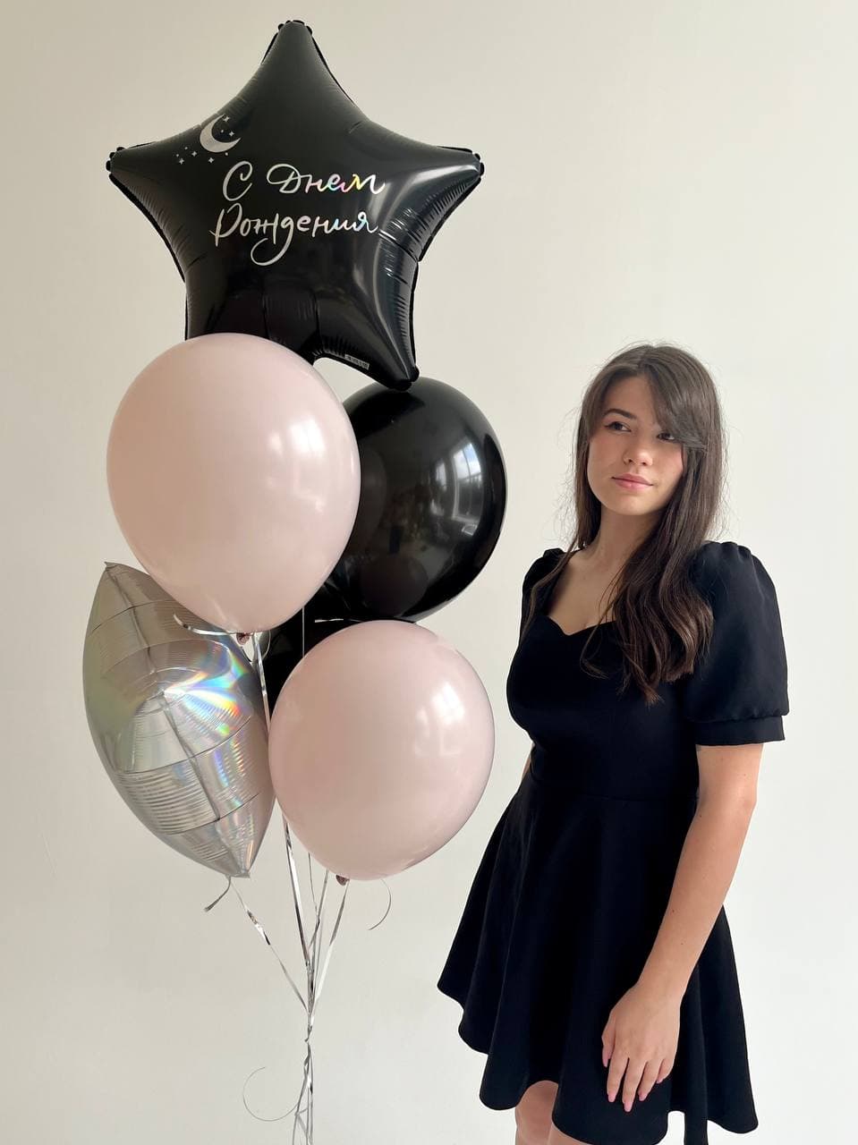 Фонтан из шаров «Лунная кошка»