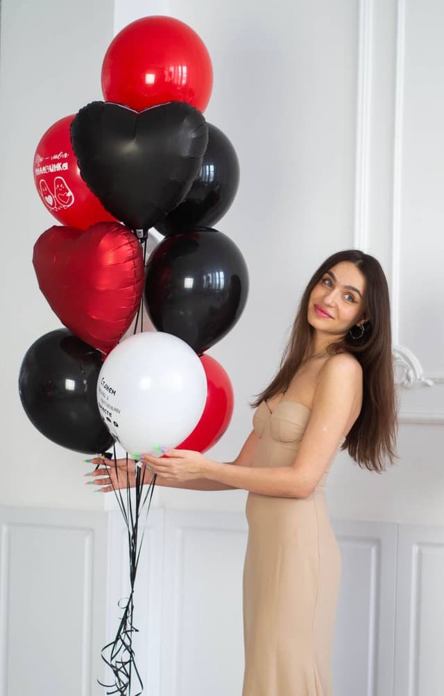 Фонтан из шаров «Любовь с юмором» Фонтан из шаров «Любовь с юмором»