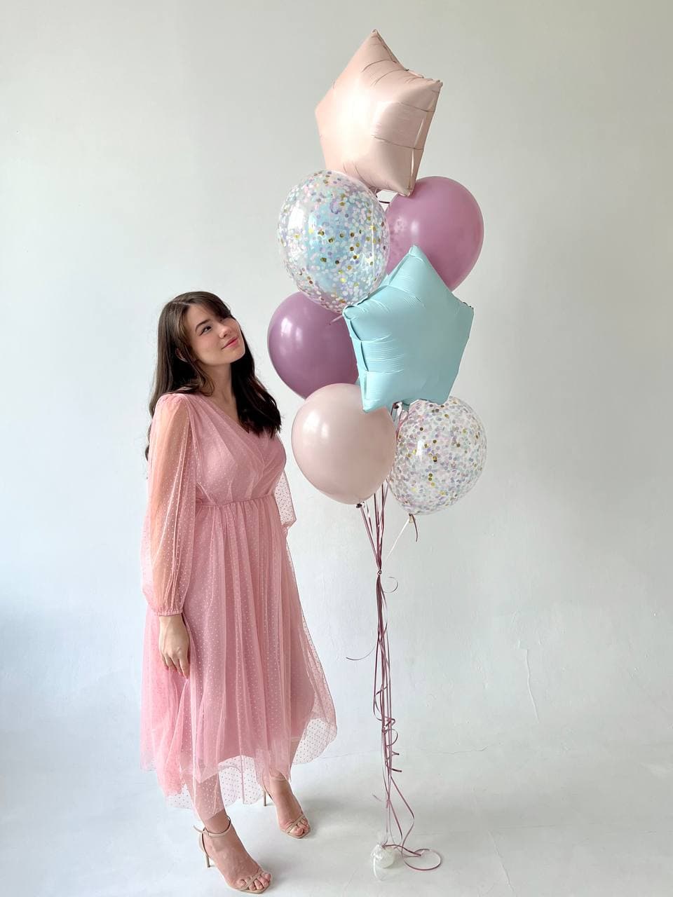 Фонтан из шаров «Маленькая Русалочка»