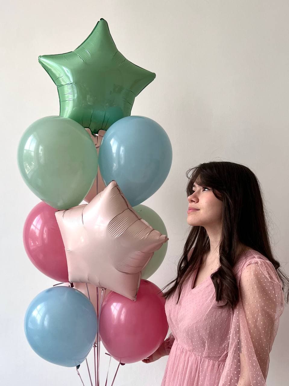 Фонтан из шаров «морской единорог»