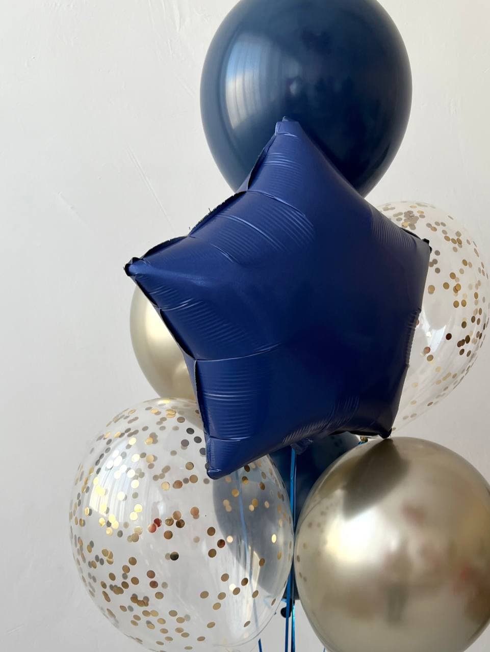 Фонтан из шаров «Navy blue»