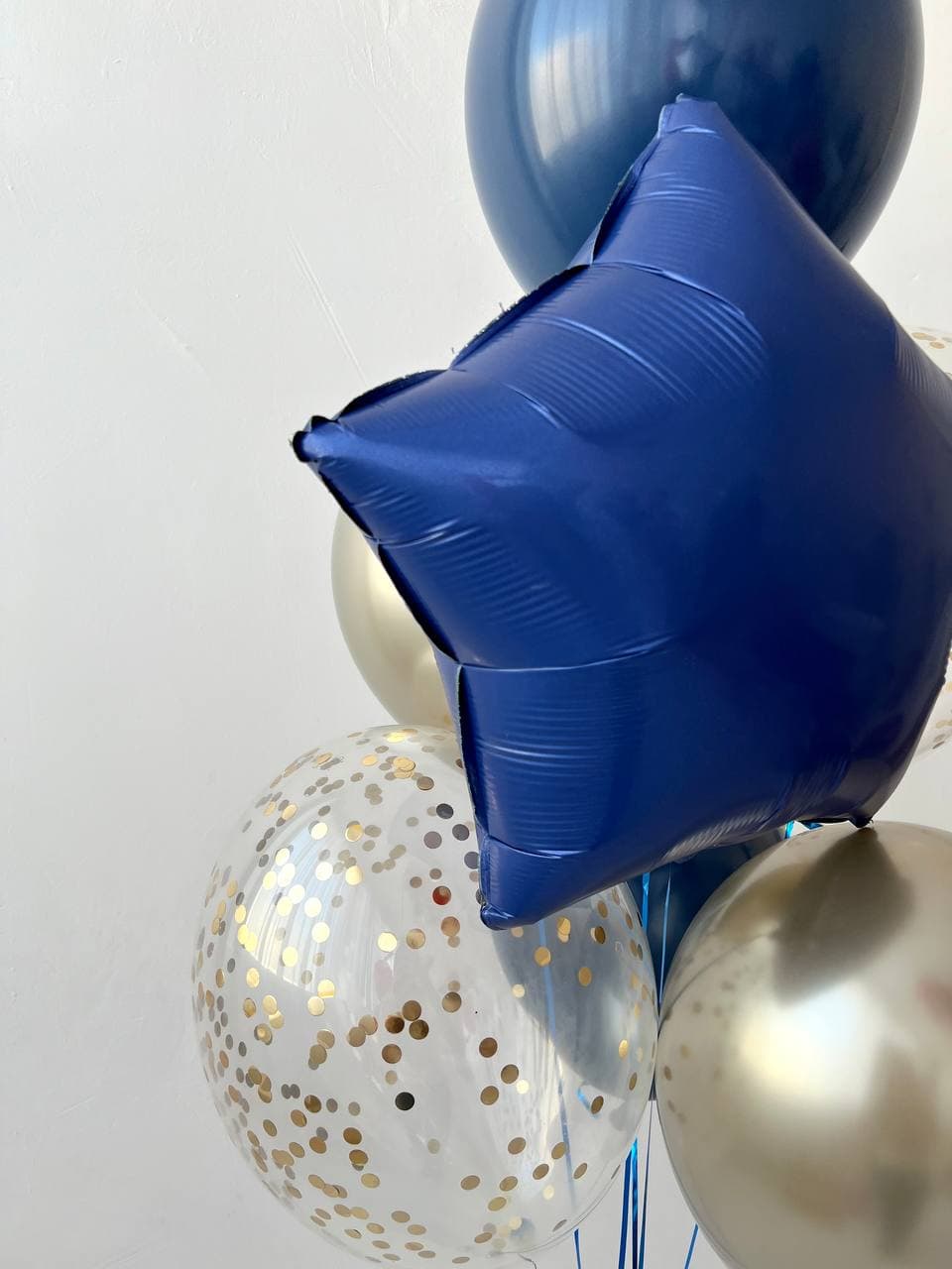 Фонтан из шаров «Navy blue»