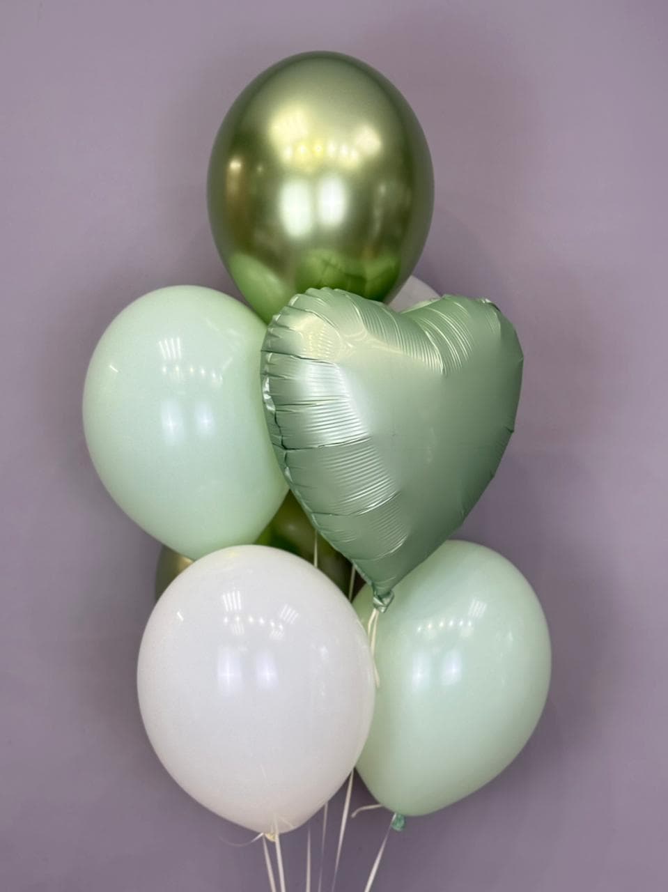 Фонтан из шаров «Оливковый»