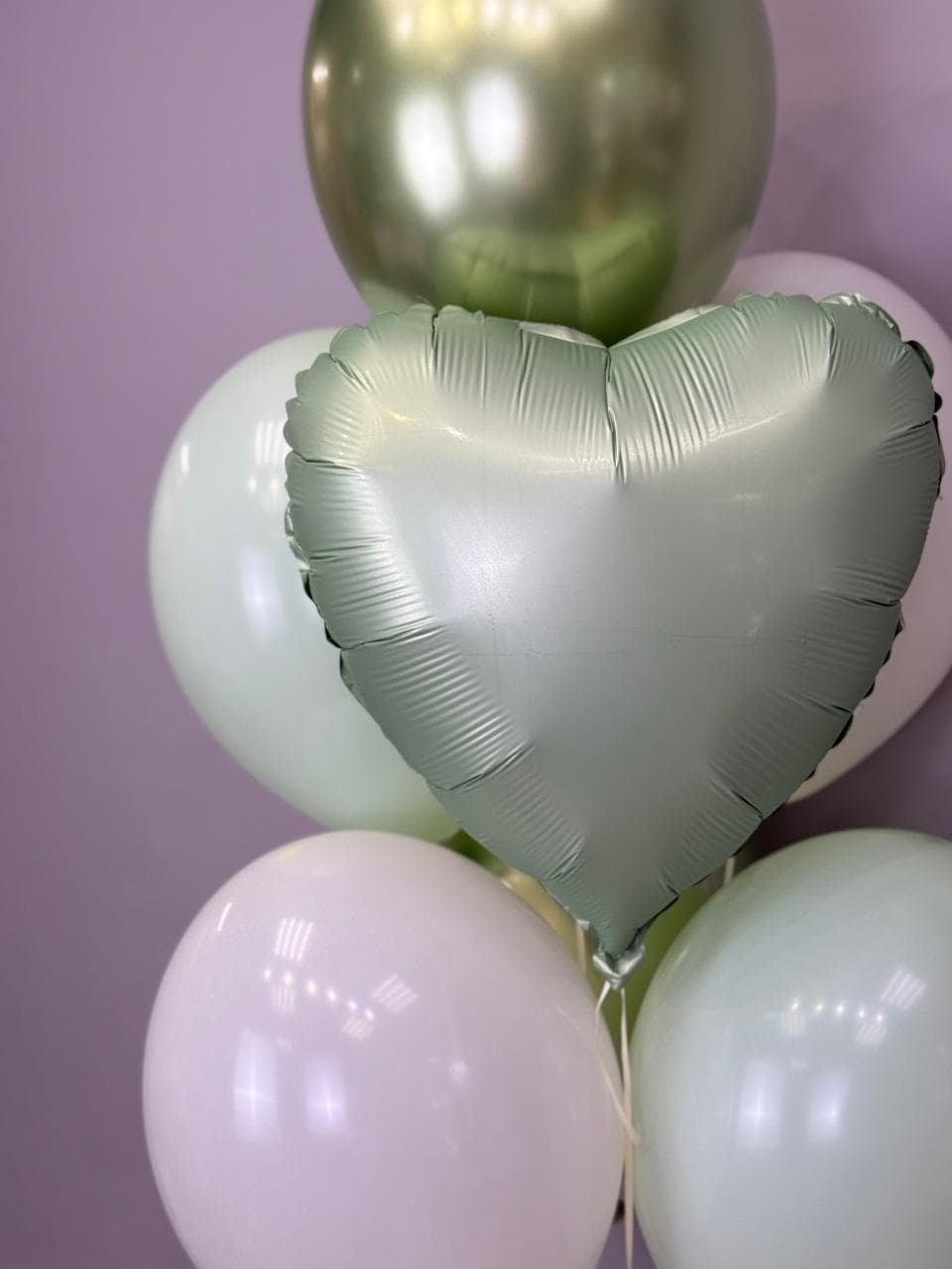 Фонтан из шаров «Оливковый»