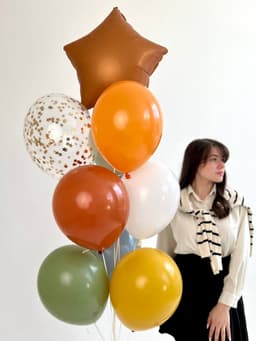 Фонтан из шаров «Осень»