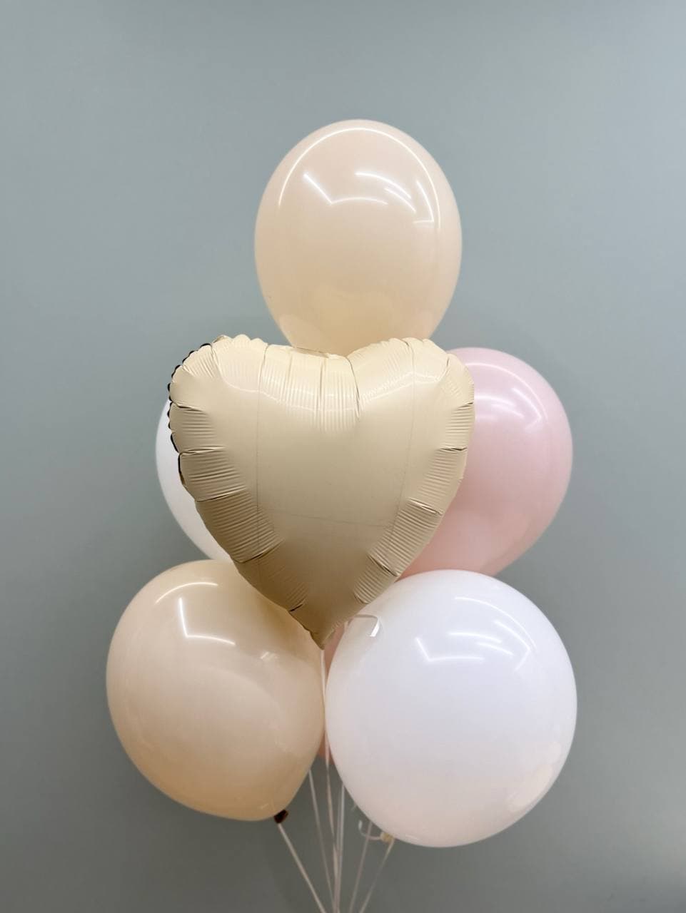 Фонтан из шаров «Розовое парфе»