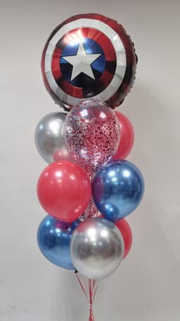 Фонтан из шаров "Щит Кепа"