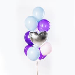 Фонтан из шаров "Сердце"