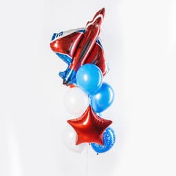 Фонтан из шаров "Истребитель"