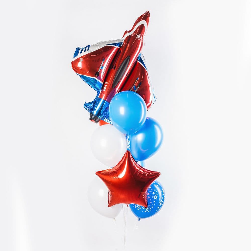 Фонтан из шаров "Истребитель"